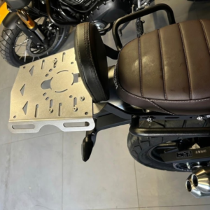 Triumph T4/Speed 400 (Stainless Steel) Top rack with Backrest /Handles