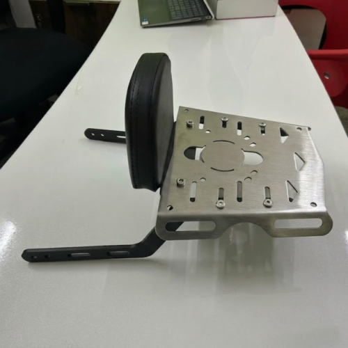 Triumph T4/400/Scrambler 400x (Stainless Steel) Top Rack with backrest