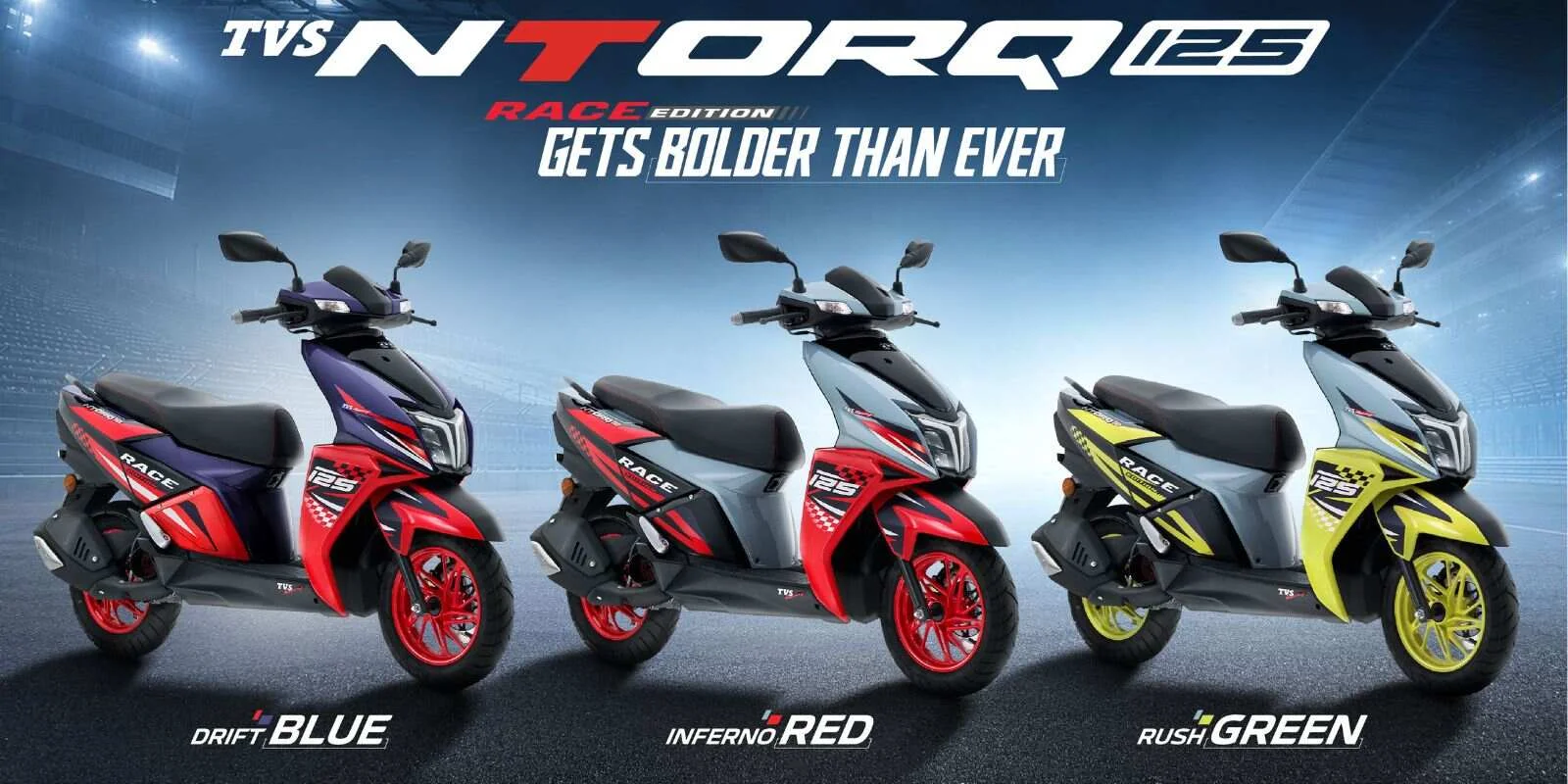 Updated TVS NTorq 125 Launched At Rs. 82,500 – New Colours & Graphics